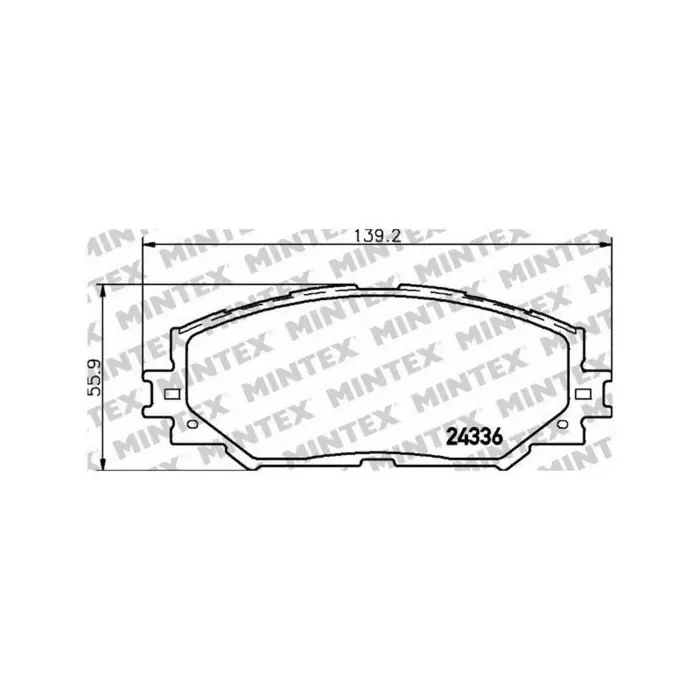 Non Perdere Pastiglie Freno Citroën C1 1.0 2005 06-2014 09 Mintex