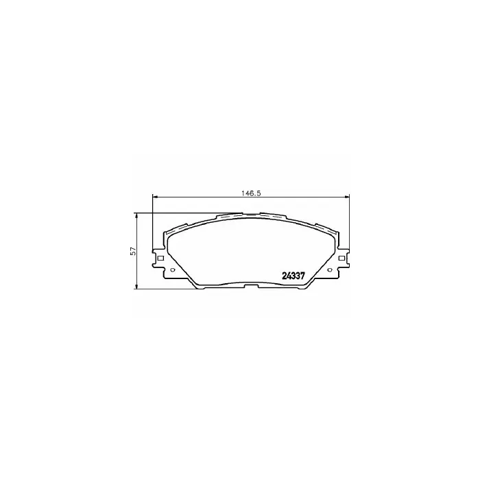 Prezzo Basso Pastiglie Freno Toyota Rav 4 Iii 2005 11-2010 12 Mintex