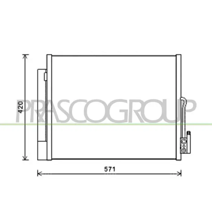 Condensatore Per Opel/vauxhall Meriva B Dal 2010 Al 2013 Ultimissimo Modello