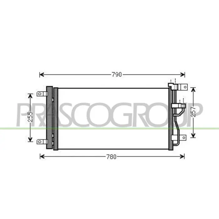 Condensatore Per Opel/vauxhall Antara Dal 2006 Al 2010 Spedizione Espresso