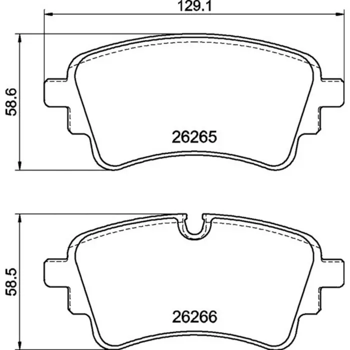 Kit pastiglie freno, Freno a disco P 85 185 BREMBO per AUDI VW Ultimissimo Modello