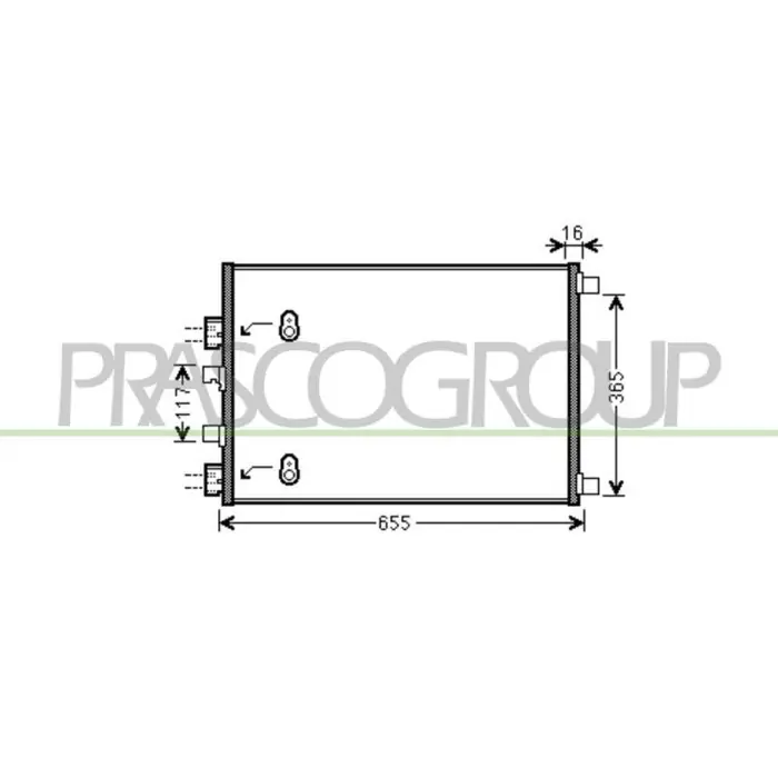 Sconto Condensatore Per Renault Scenic Dal 2003 Al 2006