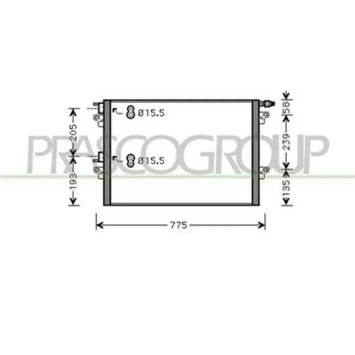 Condensatore Per Renault Espace Iv (jk) Dal 2002 Al 2006 Promo Stagionale