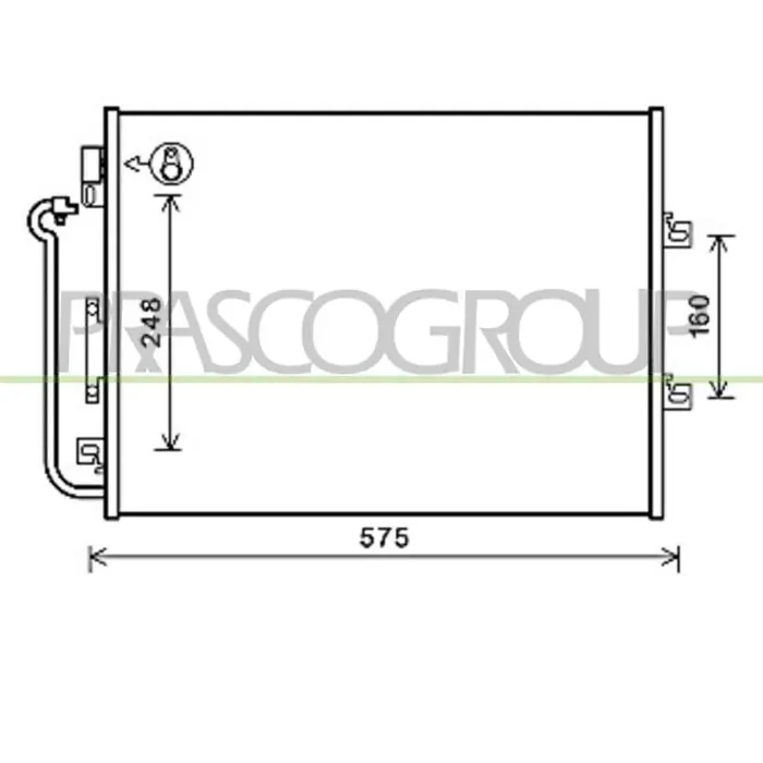Condensatore Per Renault Twingo Basic Dal 2007 Al 2012 Prezzo Ridotto