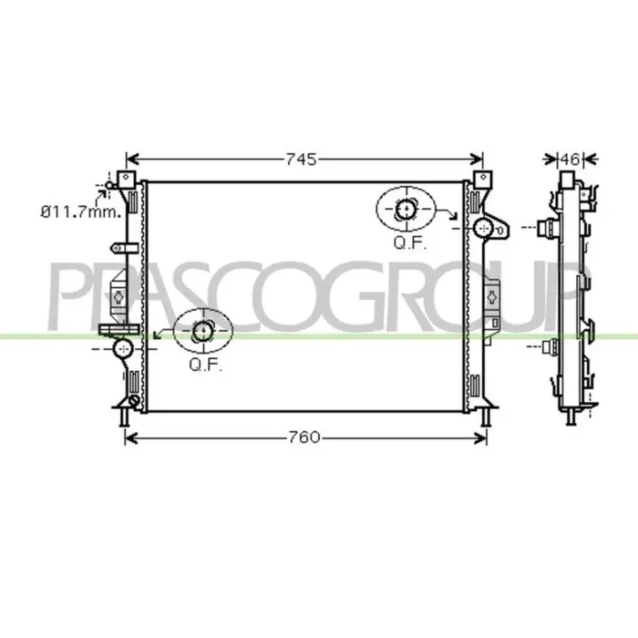 Non Perdere Radiatore Per Ford Galaxy Dal 2006 Al 2010