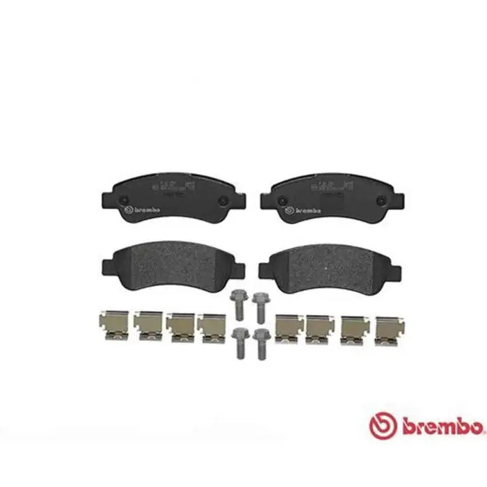 Kit pastiglie freno, Freno a disco P 61 091 BREMBO per PEUGEOT CITROEN OPEL FIAT Soddisfatti O Rimborsati