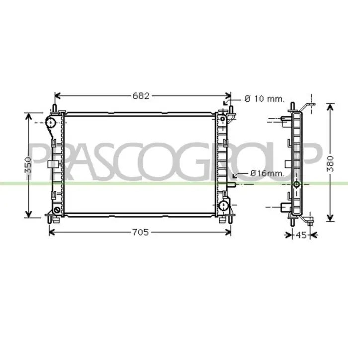 Radiatore Per Ford Focus Dal 1998 Al 2001 Ultima Occasione