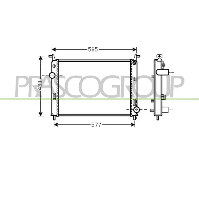 Radiatore Per Fiat Palio - Albea - Strada Pick Up Dal 2005 Al 2012 Compra Online
