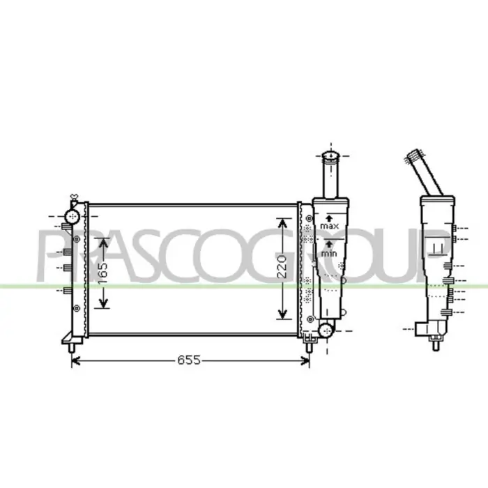 Radiatore Per Fiat Punto Dal 2003 Al 2011 A Buon Prezzo