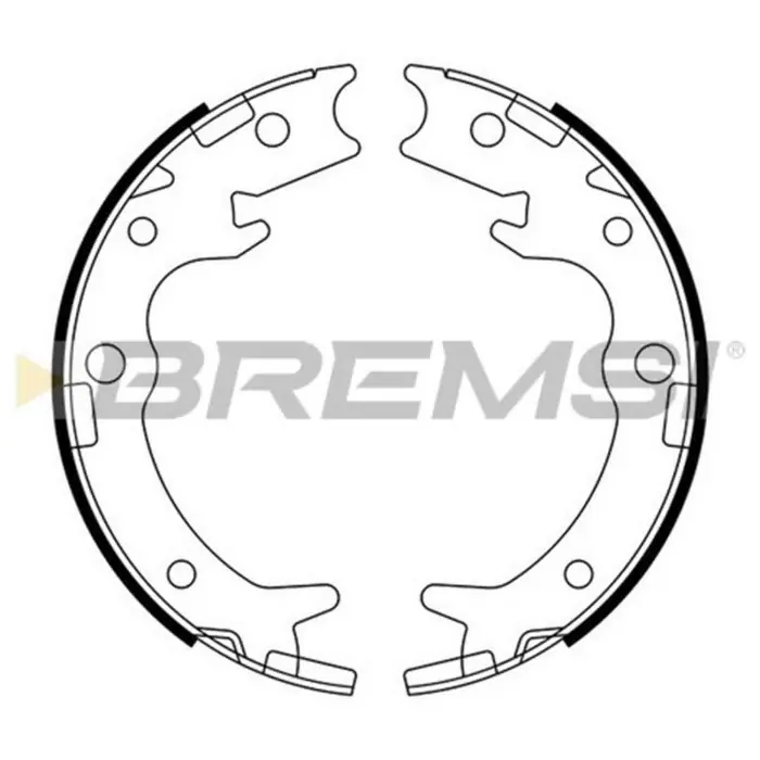Più Venduto Kit Ganasce Freno Stazionamento Posteriore Honda Legend Ii (ka) Gf0713 43053-s47-e51 S.f. Nissin Bremsi