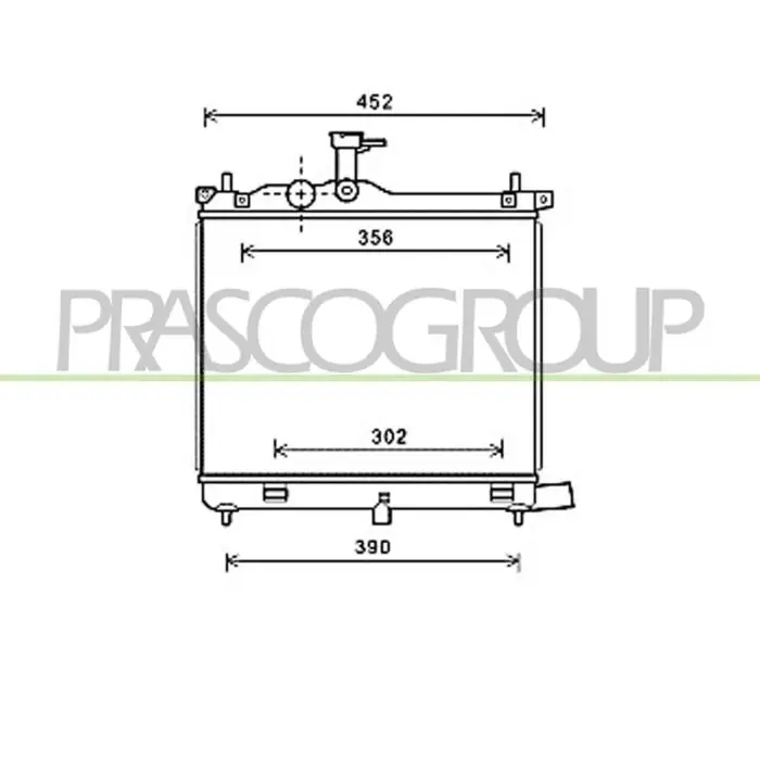 Occasione Imperdibile Radiatore Per Hyundai I10 (pa) Dal 2010 Al 2013