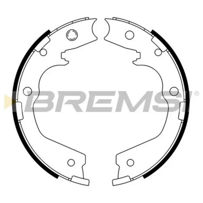 Saldi Kit Ganasce Freno Stazionamento Posteriore Isuzu Trooper Iii Gf0757 8-97034739-1 S.f. Sumitomo Bremsi