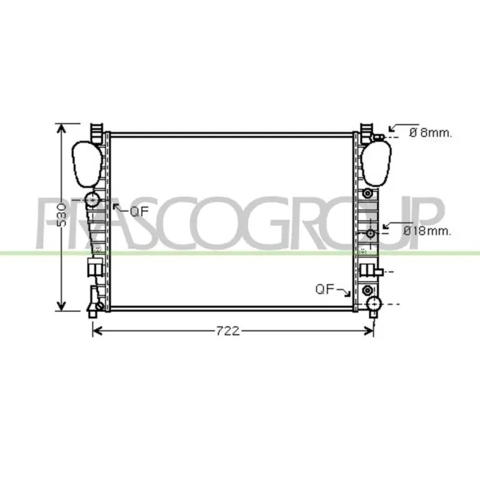 Sconto Radiatore Per Mercedes S Class (w220) Dal 1998 Al 2002