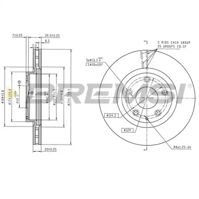 Disco Freno Anteriore 92326203 Mazda 3 2 Volumi/coda Spiovente 3 Tre Volumi Cx-30 Ventilato Direttamente Dal Produttore