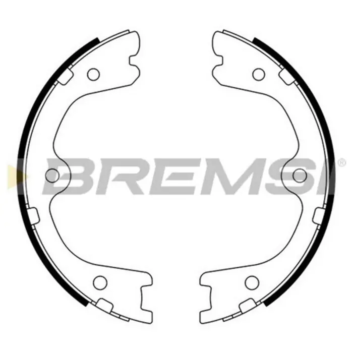 Prezzo Basso Kit Ganasce Freno Stazionamento Posteriore Nissan Murano I (z50) Gf0872 44060-wl00j S.f. Akebono Bremsi