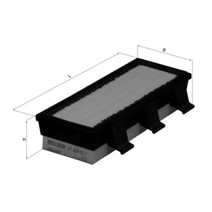 A Buon Prezzo Filtro aria LX 824 KNECHT per RENAULT