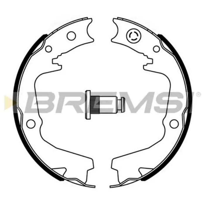 Prezzo Ridotto Kit Ganasce Freno Stazionamento Posteriore Subaru Impreza Tre Volumi (gc) Gf0893 26694-ag000 S.f. Akebono Bremsi