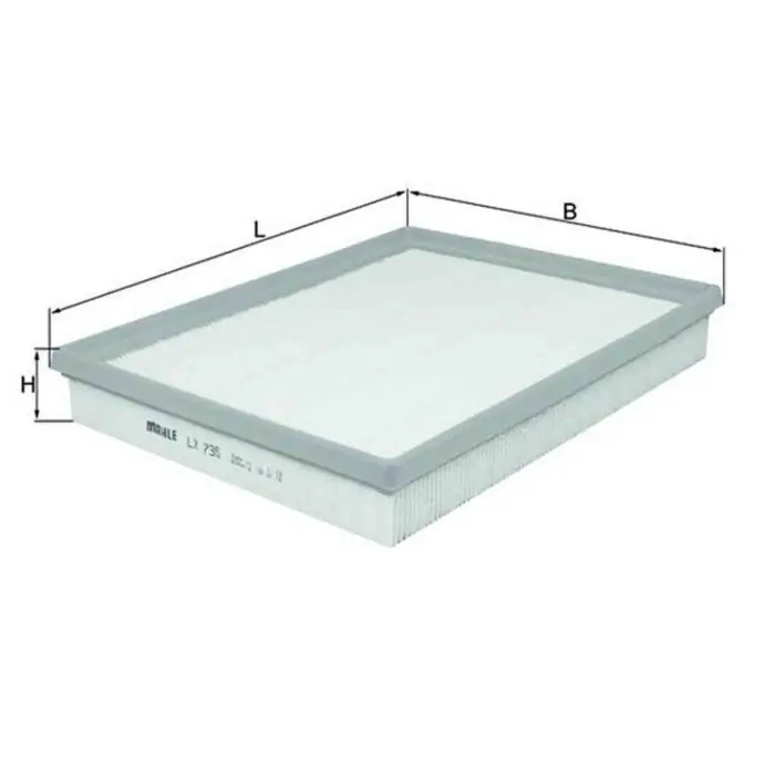 Filtro aria LX 735 KNECHT per OPEL CHEVROLET JAGUAR LTI Professionale