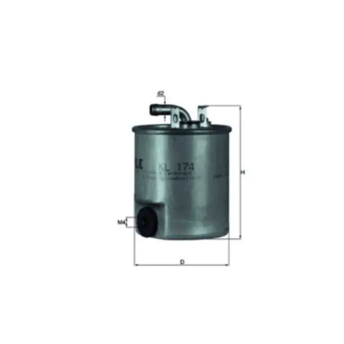 Filtro carburante KL 174 KNECHT per MERCEDES-BENZ Ultima Occasione