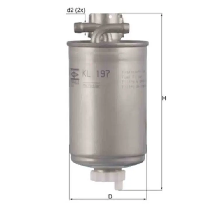 A Buon Prezzo Filtro carburante KL 197 KNECHT per AUDI