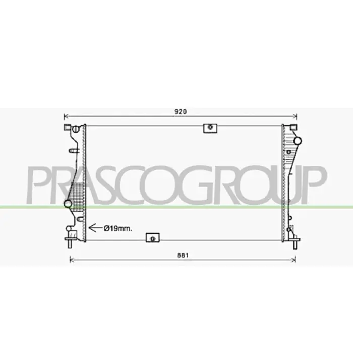 Scelto Dai Clienti Radiatore Per Opel/vauxhall Vivaro Dal 2007 Al 2014