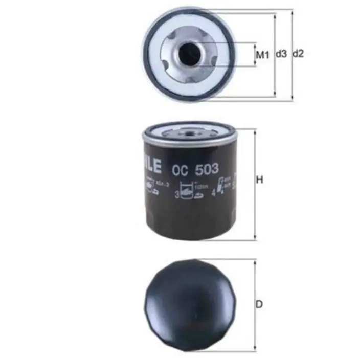Quantità Limitata Filtro olio OC 503 KNECHT per PEUGEOT CITROEN FORD TALBOT DAF LDV