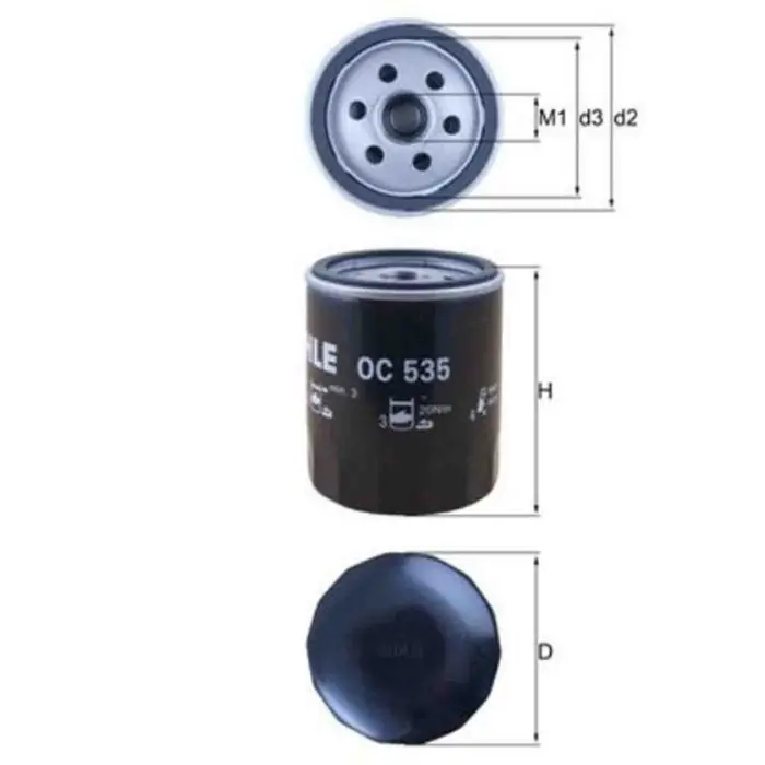 Compra Adesso Filtro olio OC 535 KNECHT per FORD