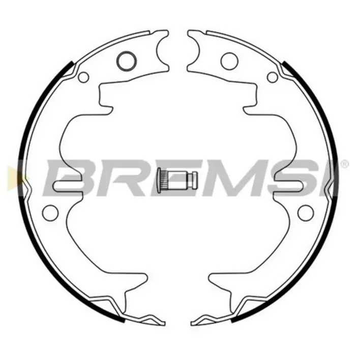 Spedito Oggi Kit Ganasce Freno Stazionamento Posteriore Toyota Camry Liftback (v1) Gf0962 46540-07010 S.f. Akebono Bremsi