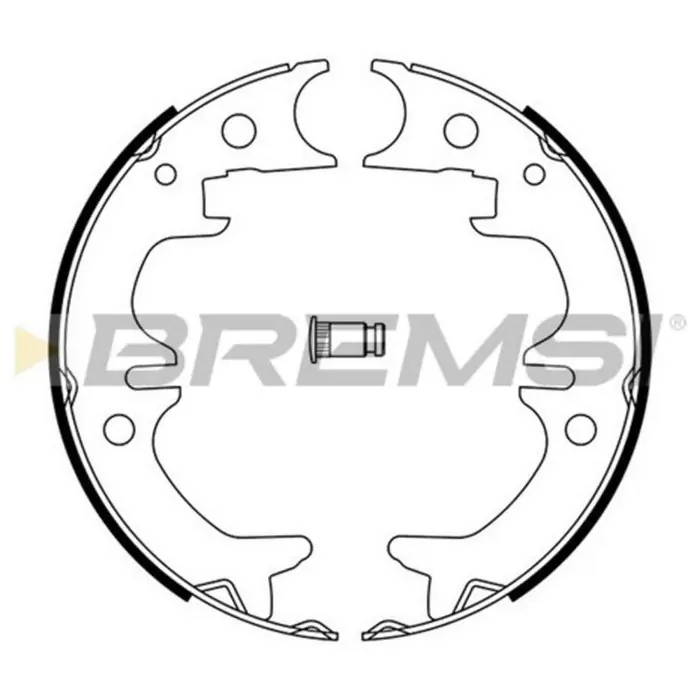 Quantità Limitata Kit Ganasce Freno Stazionamento Posteriore Toyota Celica Coupú (t20) Gf0968 4654020030 S.f. Akebono Bremsi