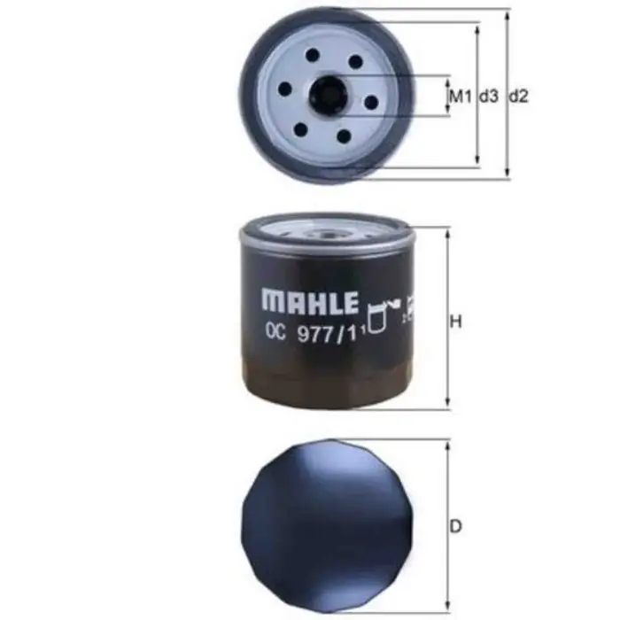 Bestseller Filtro olio OC 977/1 KNECHT per AUDI VW FORD SEAT SKODA CUPRA