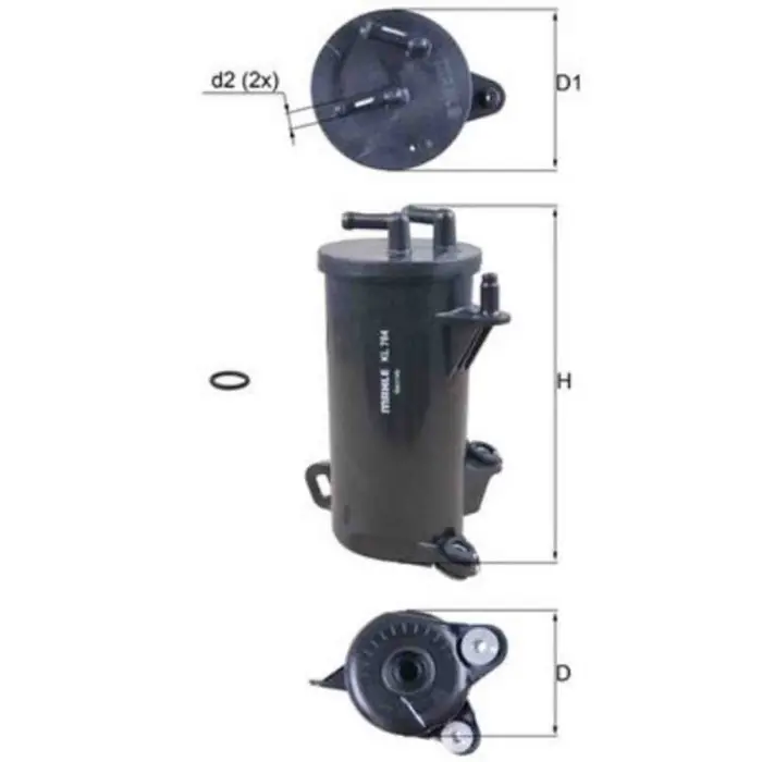 Nuova Collezione Filtro carburante KL 764D KNECHT per HONDA