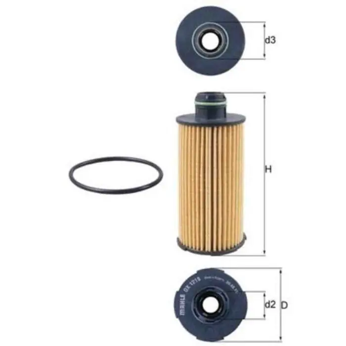 Filtro olio OX 1219D KNECHT per ALFA ROMEO Solo Oggi
