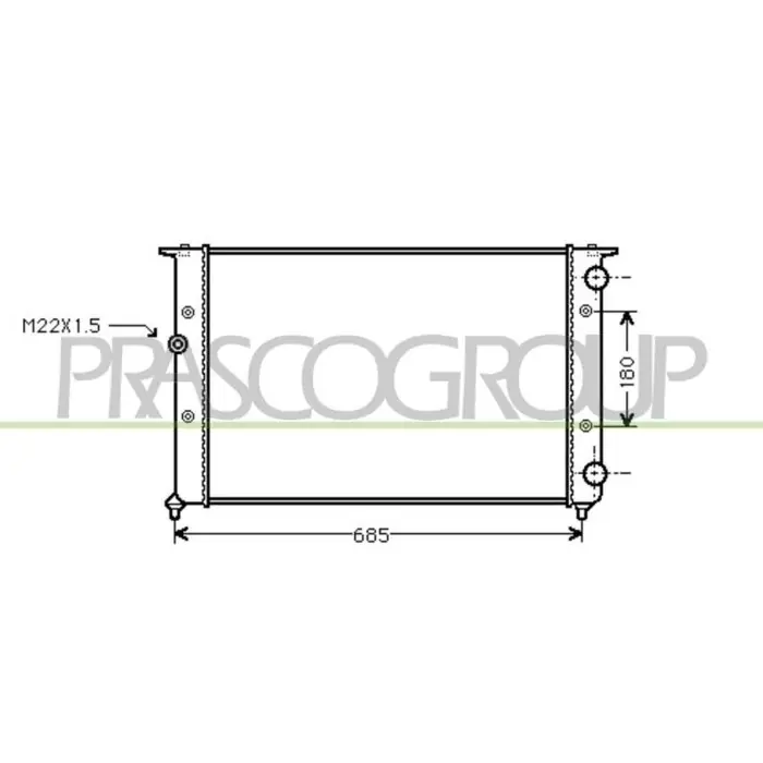 Radiatore Per Seat Ibiza Dal 1993 Al 1996 Prezzo Conveniente