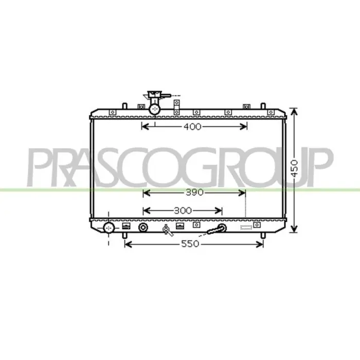 Ultimissimo Modello Radiatore Per Suzuki Sx4 Dal 2005 Al 2011