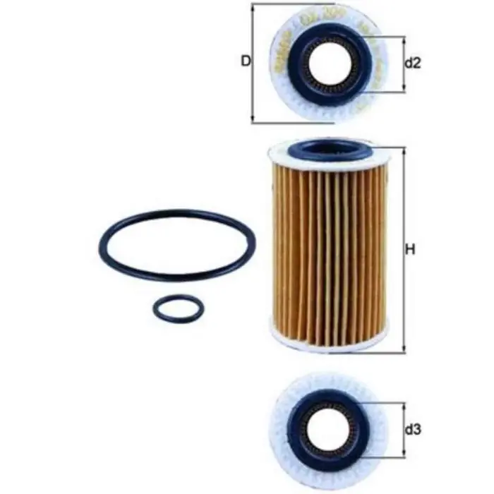 Prezzo Conveniente Filtro olio OX 209D KNECHT per RENAULT