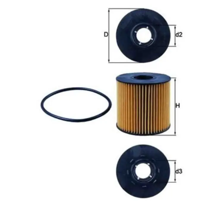 Prezzo Di Fabbrica Filtro olio OX 210D KNECHT per RENAULT OPEL NISSAN