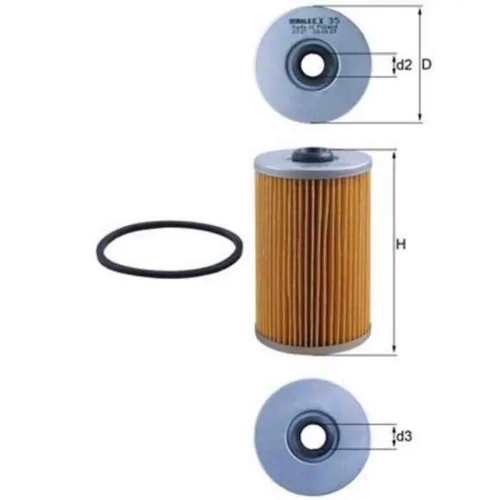 Economico Filtro carburante KX 35 KNECHT per PEUGEOT MERCEDES-BENZ