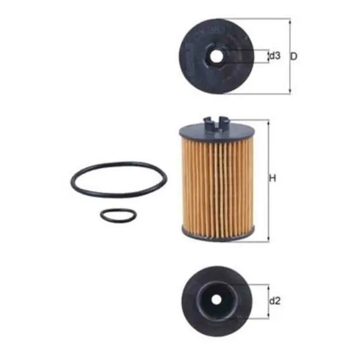Promozione Esclusiva Filtro olio OX 382D KNECHT per MERCEDES-BENZ