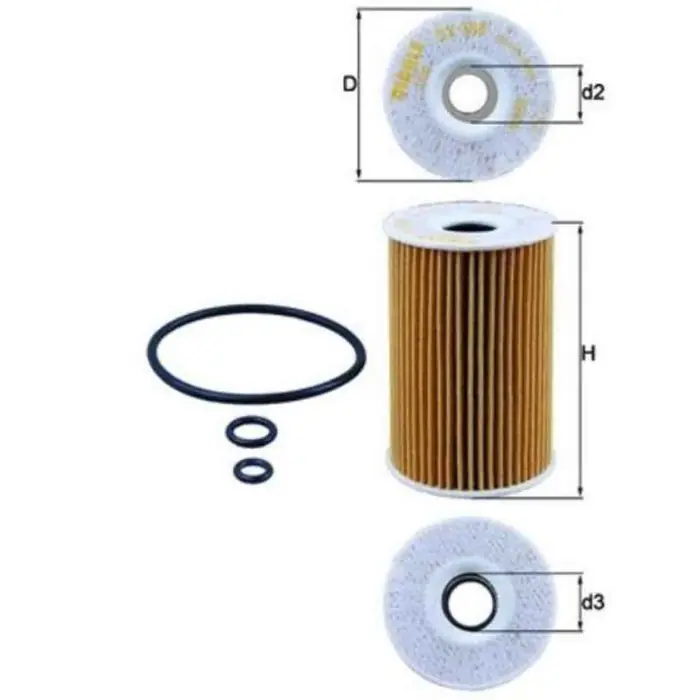Filtro olio OX 388D KNECHT per AUDI VW SEAT SKODA Occasione Imperdibile