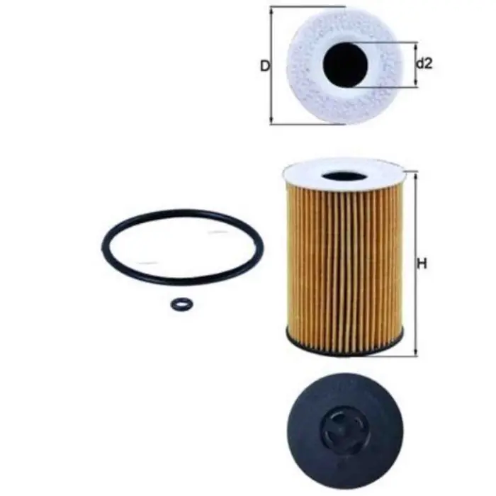 Consegna Rapida Filtro olio OX 787D KNECHT per AUDI VW SEAT SKODA MAN