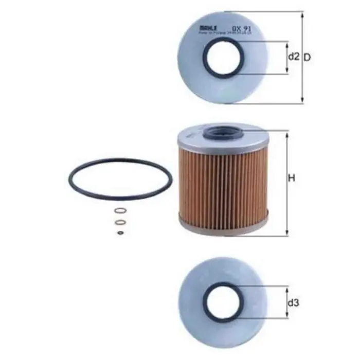 Filtro olio OX 91D KNECHT per BMW BERTONE Super Prezzo