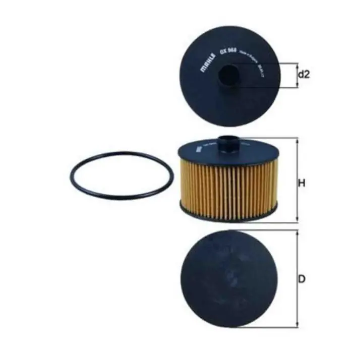 Occasione Imperdibile Filtro olio OX 968D KNECHT per RENAULT MERCEDES-BENZ NISSAN DACIA MITSUBISHI