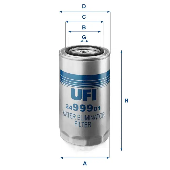 Prezzo Scontato Filtro carburante 24.999.01 UFI
