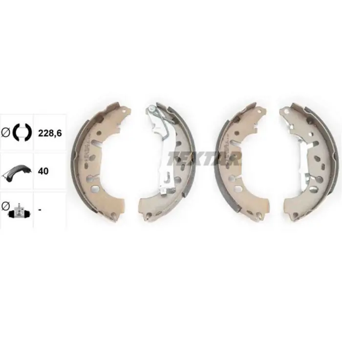 Kit ganasce freno 91065400 TEXTAR per OPEL FIAT Affare