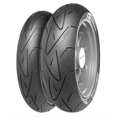 Spedizione Espresso CONTINENTAL CONTISPORTATTACK REAR 180/55 R17 73W TL