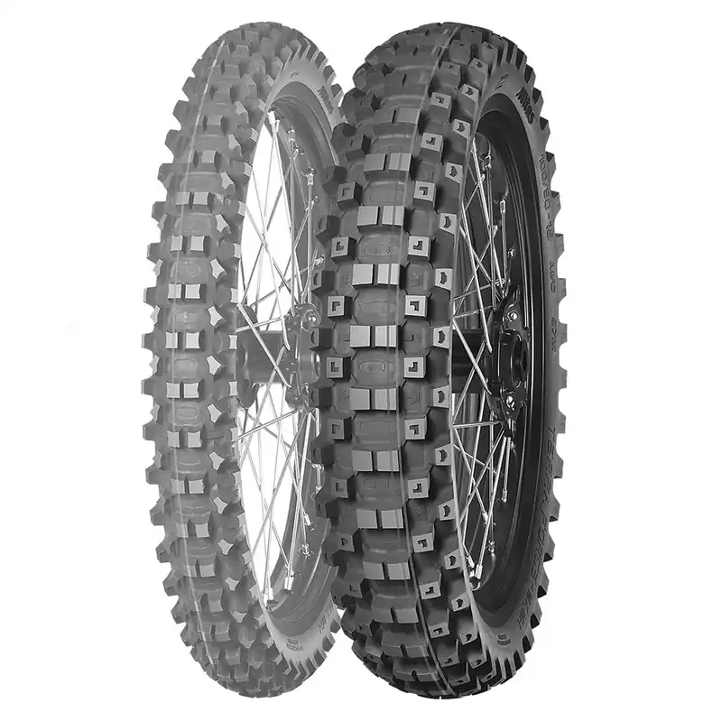 MITAS TERRA FORCE MX MH RED GREEN FRONT NHS 90/100 -21 57M TT Occasione